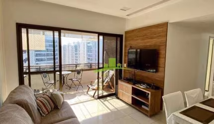 Apartamento à venda no Alphaville Salvador | 2 quartos reversível para 3 | 79m² | Andar alto | Varanda com reiki | 2 vagas | Lazer completo | R$ 990.