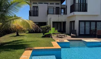 Casa de Luxo em Quintas de Sauípe Laguna, 4 Suítes, 1.100m² de Terreno. Acesso à Praia Privativa. Porteira Fechada. R$ 1.850.000