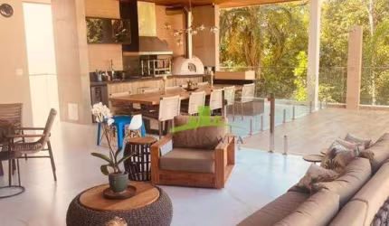 Casa de luxo à venda Alphaville 1 Salvador, 5 suítes, 770m², academia, sauna, adega, piscina com jacuzzi, placa solar, R$ 10.500.000,00