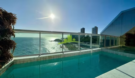 Cobertura 2 suítes, 120m, mobiliada, decorada, vista mar, automação, Costa España, 2 vagas de garagem, piscina, varanda gourmet, R$ 2.600.000,00