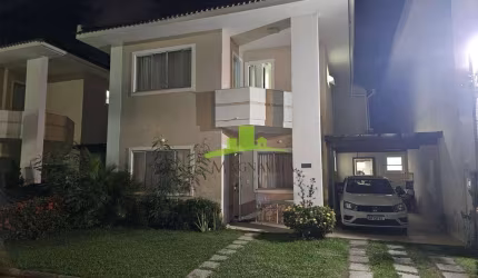 Casa à Venda no Condomínio Villa di Santorini, Foz do Joanes, Buraquinho, 180m², 4 Suítes, Área Gourmet, R$ 960.000,00