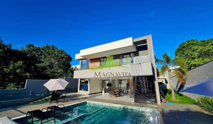 Casa de Luxo à Venda no Condomínio Horto Marina Jacuípe. 264m², 5 Suítes, Área Gourmet, Piscina. Jardim de Inverno e Pomar. R$ 1.950.000,00