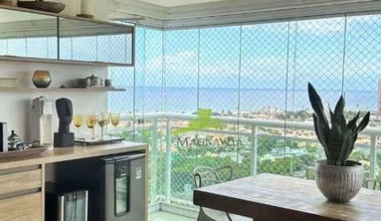 ART RESIDENCE, Apartamento de Alto Padrão à venda, Patamares, 144m², 3 Suítes, Varanda gourmet. Vista Mar. 3 vagas. Salvador. R$ 1.560.000,00