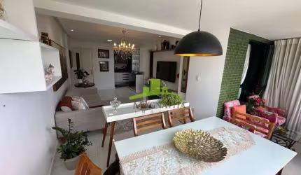 Apartamento à Venda, Manhattan Square Home Tribeca, 1 Quarto, 54m², Vista Mar, Andar Alto, Reformado, Lazer Completo. Patamares, Salvador. Valorizado!