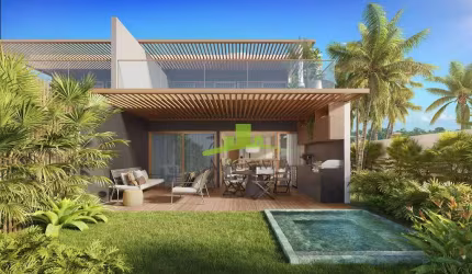 Apartamento à Venda no Maui Boutique, Imbassaí, 112m² + 66m² Garden com Hidro, 3 Suítes, Nascente, Varanda Gourmet. Natureza, Conforto e Sofisticação!