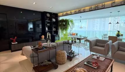 Apartamento Alto Padrão à Venda ou Aluguel no Diamond Alto do Itaigara, 155m², 3 Suítes, Varanda Gourmet, Nascente, Climatizado, 2 Vagas, Exclusivo!