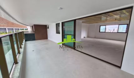 MANSÃO PALAZZO UNIQUE, Apartamento à Venda 4 Suítes, 250m², Varanda Gourmet, Nascente, Gabinete, 4 Vagas e Depósito. Caminho das Árvores/Salvador