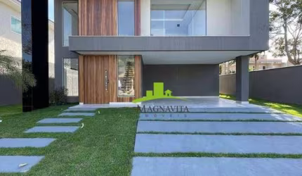 ALPHAVILLE LITORAL NORTE 1. Casa à Venda 4 Suítes + Home, 258m², Nascente, Piscina com Hidro, Espaço Gourmet, Terreno Plano de Ilha. R$ 1.800.000,00