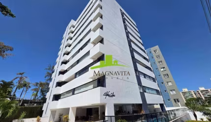 Alphaville Salvador I. Apartamento à Venda Alpha Class, 68m², 2 Suítes, Lavabo, Reformado, Nascente, 1 Vaga. Sofisticação e Localização Premium