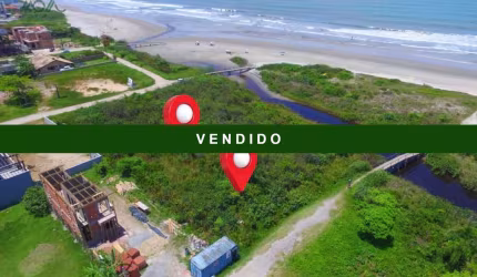 Dois Terrenos juntos - Beira mar - Com laudo ambiental permitindo construção