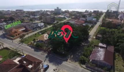 Terreno no Balneário Paese, frente asfalto e quadra mar.