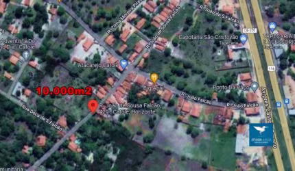 Terreno com 10.000m2 em Horizonte no Centro do Bairro Catolé - Para Construtores ou Empresas