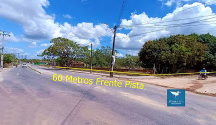 Vendo Excelente Terreno na Estrada Eusébio / Camará 60 Metros Frente Pista, 03 Frentes com Área Total de R$ 2.580m2, Vizinho o Condomínio Vila Verde Terra Brasilis
