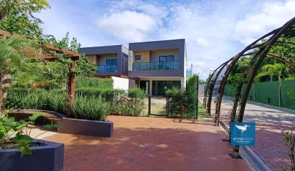 Repasse Exclusivo! Casa de Esquina no Giverny Condomínio Jardim em Eusébio. Sucesso de Vendas! Pronto Para Morar. São 04 Suítes, 151m2 de Construção, Lote 201m2, 03 Vagas
