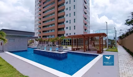 Apartamento Novo com Varanda Gourmet e Lazer Completo na Região Central do Eusébio a Poucos Metros da CE040, Plantas de 77m2 e 94m2, ambas com 03 Quartos sendo 02 Suítes, 02 Vagas.