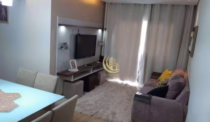 bonito apartamento 02 dormitórios e 01 suíte , acabamento e planejados de bom gosto , excelente localização ao lado supermercado(completo) com lazer