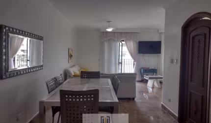 Apartamento padrão com 3 dormitórios sendo 2 suítes + dormitório de serviço na praia da Enseada-Guarujá/SP.
