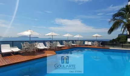 Apartamento alto padrão frente mar, 3 suítes com vista total do mar, lazer completo no condomínio - ASTÚRIAS-Guarujá/SP.