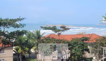 Apartamento alto padrão frente mar, 3 dormitórios climatizados sendo 1 suíte, 'vista total mar' - PITANGUEIRAS - Guarujá/SP.