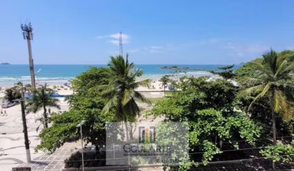 Apartamento alto padrão frente mar, 4 dormitórios sendo 3 suítes, vista total do mar na praia da Pitangueiras-Guarujá/SP.
