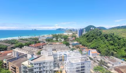 Apartamento alto padrão com sacada gourmet e vista mar, 3 dormitórios sendo 1 suítes, lazer completo no condomínio, lado praia da Enseada-Guarujá/SP.