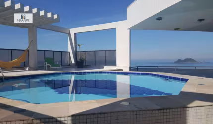 COBERTURA DUPLEX vista total para o oceano na Praia das ASTÚRIAS no Guarujá/SP