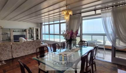 Apartamento com vista total do mar, 4 dormitórios sendo 1 suíte, condomínio frente mar , PITANGUEIRAS- Guarujá/SP.