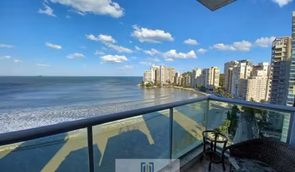 Cobertura penthouse frente mar , 4 dormitórios sendo 2 suítes, com churrasqueira, na praia das ASTÚRIAS-Guarujá/SP.