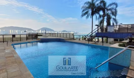 Apartamento alto padrão com vista total do mar, 4 suítes climatizadas, lazer completo no condomínio - ASTÚRIAS-Guarujá/SP.
