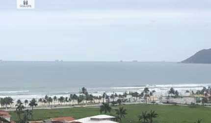 Apartamento 2 dormitórios sendo 2 suítes com sacada sala-suíte gourmet vista mar, ar condicionado e lazer, na praia da Enseada - Guarujá / SP.