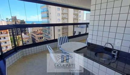 Apartamento com 4 dormitórios sendo 3 suítes, sacada gourmet, lazer no condomínio ,lado praia da Enseada-Guarujá/SP.