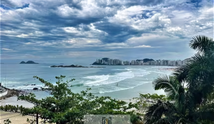 Apartamento Alto Padrão frente mar, 4 dormitórios, vista total do mar, PITANGUEIRAS-GUARUJÁ/SP.
