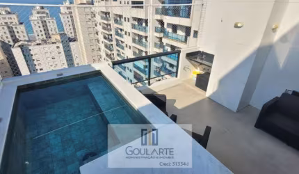 COBERTURA PENTHOUSE  com 3 suítes climatizadas, piscina privativa com vista mar, lazer completo no condomínio - PITANGUEIRAS - Guarujá/SP.
