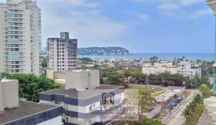Apartamento alto padrão 3 suítes climatizadas, sacada envidraçada vista parcial mar ,lado praia da ENSEADA-Guarujá/SP.