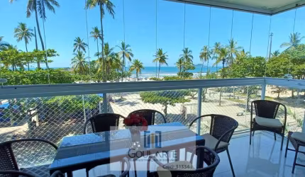 Apartamento alto padrão com 4 suíte, sacada com vista para o mar na praia das Pitangueiras-Guarujá/SP