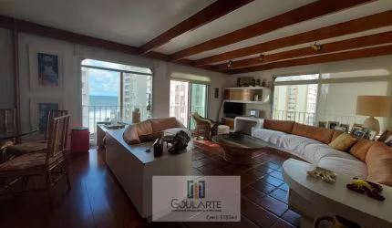 Apartamento alto padrão,3 dormitórios sendo 1 suíte ,sacada com vista parcial para o mar em Pitangueiras - Guarujá/SP.