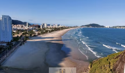 Apartamento alto padrão com vista mar, 3 dormitórios sendo 1 suíte, PITANGUEIRAS-Guarujá/SP.