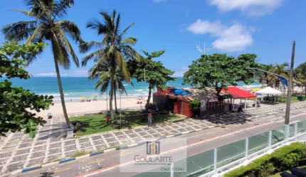 Apartamento Alto Padrão frente mar, 2 dormitórios sendo 1 suíte, vista mar na praia do TOMBO - Guarujá/SP.