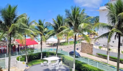 Apartamento Alto Padrão frente mar, 2 suítes, vista mar na praia do TOMBO - Guarujá/SP.