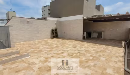 COBERTURA DUPLEX, 2 dormitórios, área gourmet com terraço , lado bairro, na praia da ENSEADA -Guarujá/SP.