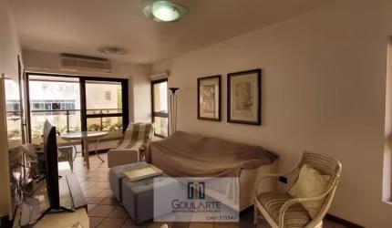 Apartamento alto padrão com sacada, 3 dormitórios sendo 1 suíte, na praia da PITANGUEIRAS-Guarujá/SP.