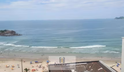 Apartamento alto padrão com sacada gourmet vista mar, 3 suítes climatizadas, lazer completo no condomínio - Pitangueiras - Guarujá/SP