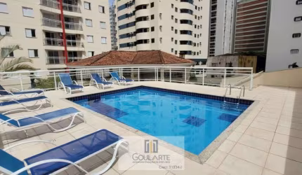 COBERTURA DUPLEX, 3 dormitórios climatizados sendo 1 suíte, terraço com Piscina e área gourmet - PITANGUEIRAS -Guarujá/SP.