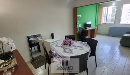 Apartamento com 1 dormitório amplo, á menos de 200 metros do mar - PITANGUEIRAS-Guarujá/SP.