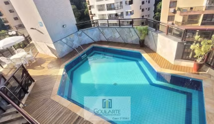 Apartamento alto padrão com sacada gourmet, 3 suítes climatizadas, lazer completo no condomínio - PITANGUEIRAS-Guarujá/SP.