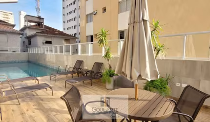 Apartamento alto padrão com sacada gourmet, 3 suítes, lazer completo no condomínio - PITANGUEIRAS-Guarujá/SP.