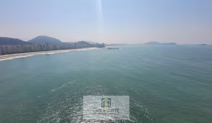 Apartamento alto padrão frente mar, 3 suítes com vista total do mar, lazer completo no condomínio - ASTÚRIAS-Guarujá/SP.