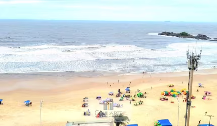 Apartamento alto padrão sacada frente mar, 3 dormitórios, lazer completo no condomínio - Pitangueiras - Guarujá/SP.