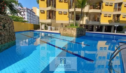 Apartamento lado praia, 3 dormitórios sendo 1 suíte + dormitório de serviço, lazer no condomínio, ENSEADA - Guarujá/SP.