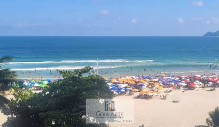 Apartamento com vista lateral do mar, 3 dormitórios, na praia de Pitangueiras-Guarujá/SP.